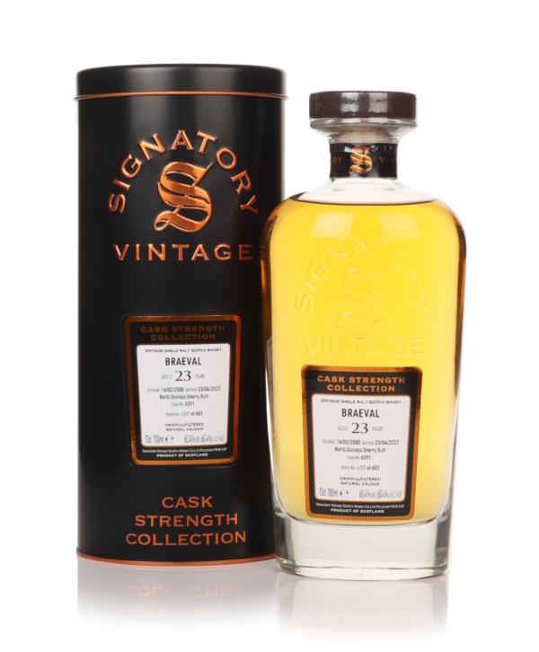 Braeval (Aka Braes Of Glenlivet) Braeval 23 Year Old 2000 (Cask 6391) - Cask Strength Collection (Signa Single Malt Whisky