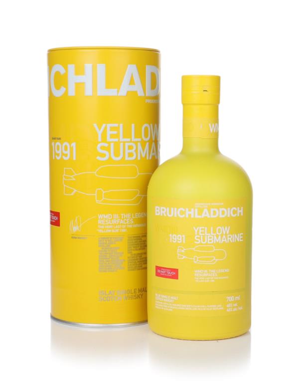 Bruichladdich 25 Year Old 1991 - WMD III Yellow Submarine The Legend R Single Malt Whisky