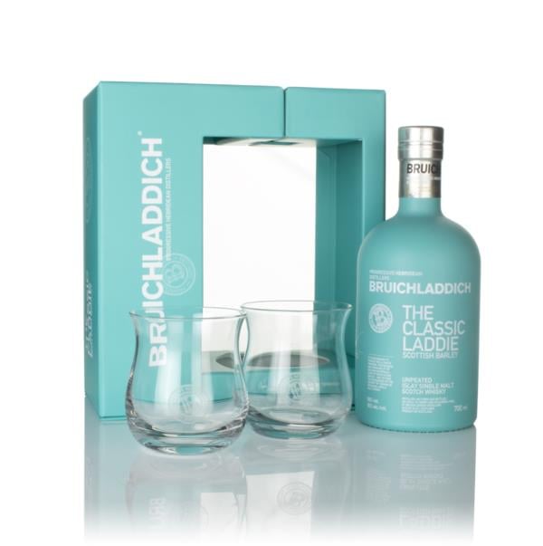 Bruichladdich The Classic Laddie Gift Pack with 2x Glasses Single Malt Whisky