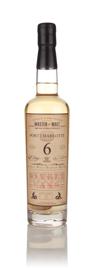 Port Charlotte 6 Year Old 2009 - Single Cask (Master of Malt) Single Malt Whisky