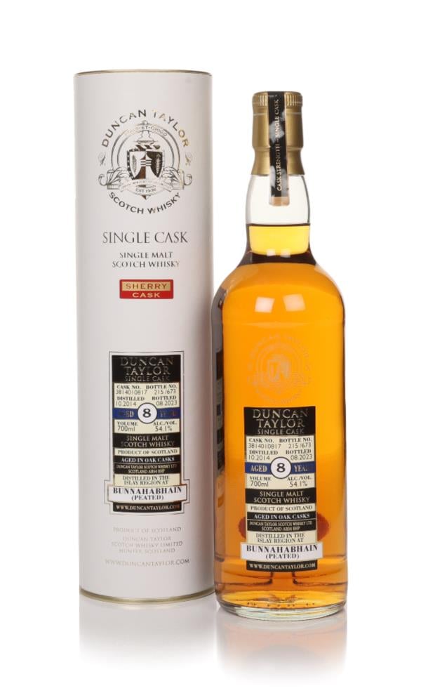 Bunnahabhain 8 Year Old 2014 (cask 3814010817) - (Duncan Taylor) Single Malt Whisky