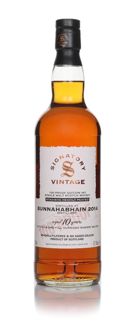 Staoisha 10 Year Old 2014 - 100 Proof Edition #61 (Signatory) Single Malt Whisky