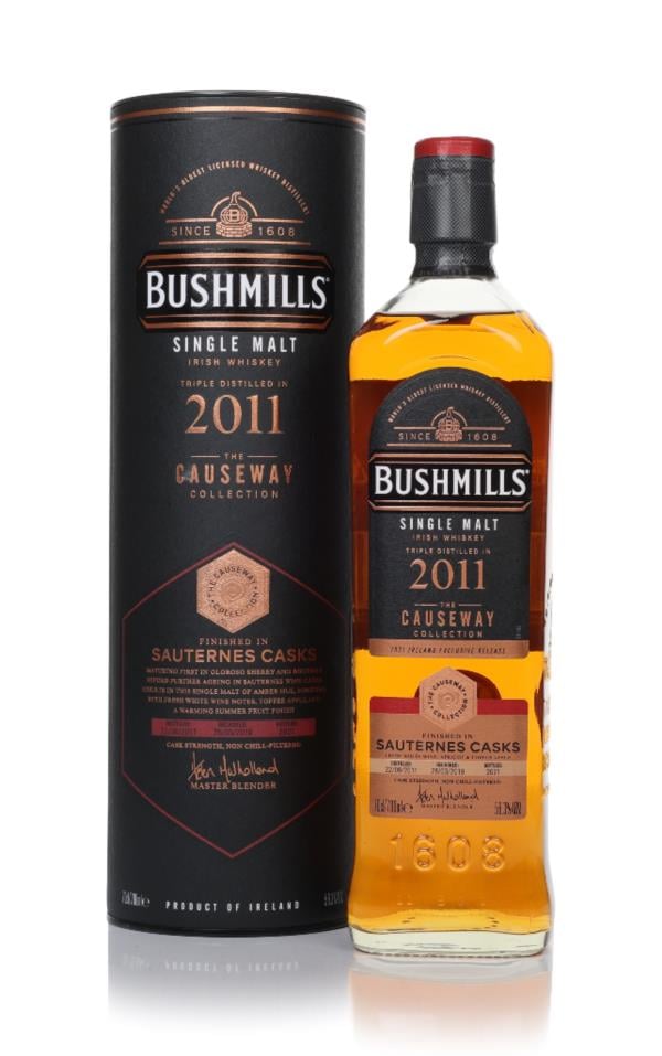 Bushmills 2011 (bottled 2021) Sauternes Cask Finish - The Causeway Col Single Malt Whiskey