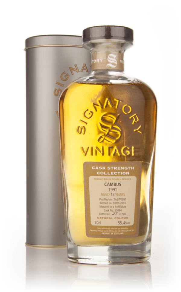 Cambus 18 Year Old 1991 (cask 55884) - Cask Strength Collection (Signa Grain Whisky