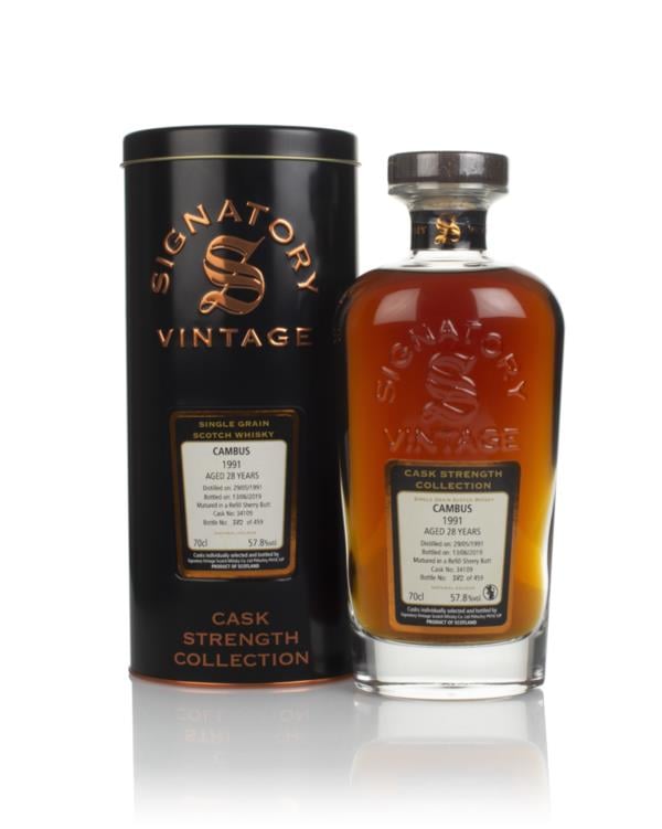 Cambus 28 Year Old 1991 (cask 34109) - Cask Strength Collection (Signa Grain Whisky