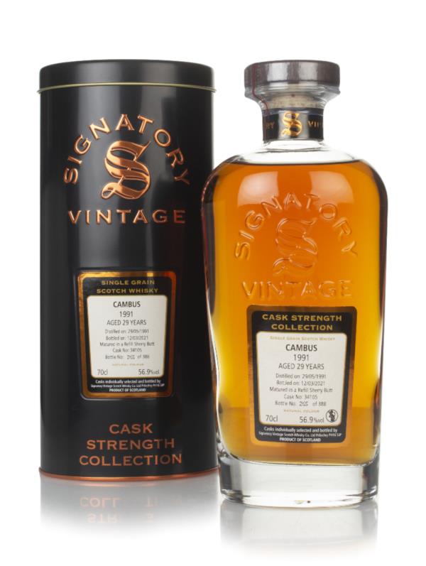Cambus 29 Year Old 1991 (cask 34105) -  Cask Strength Collection (Sign Grain Whisky