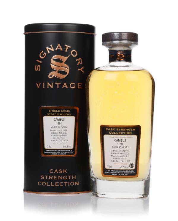 Cambus 30 Year Old 1991 (cask 104233) - Cask Strength Collection (Sign Grain Whisky