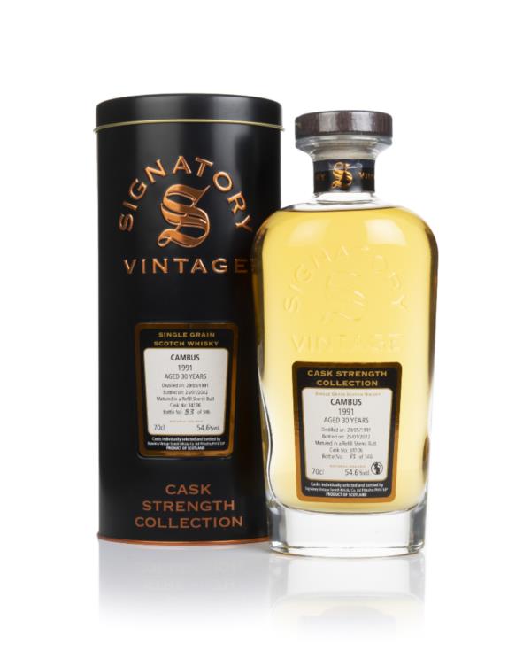 Cambus 30 Year Old 1991 (cask 34106) - Cask Strength Collection (Signa Grain Whisky