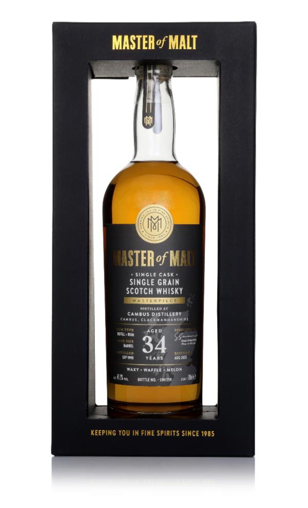 Cambus 34 Year Old 1990 Single Cask - Masterpiece (Master of Malt) Grain Whisky