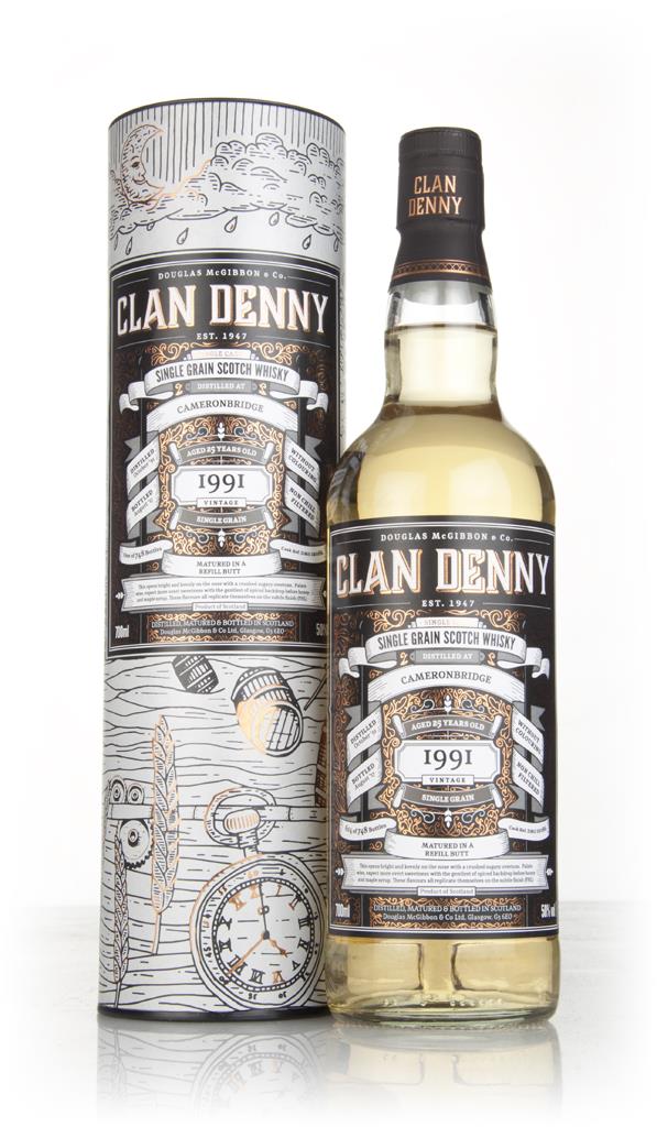 Cameronbridge 25 Year Old 1991 (cask 12086) - Clan Denny (Douglas Lain Grain Whisky