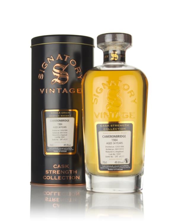 Cameronbridge 34 Year Old 1984 (cask 19307) - Cask Strength Collection Grain Whisky
