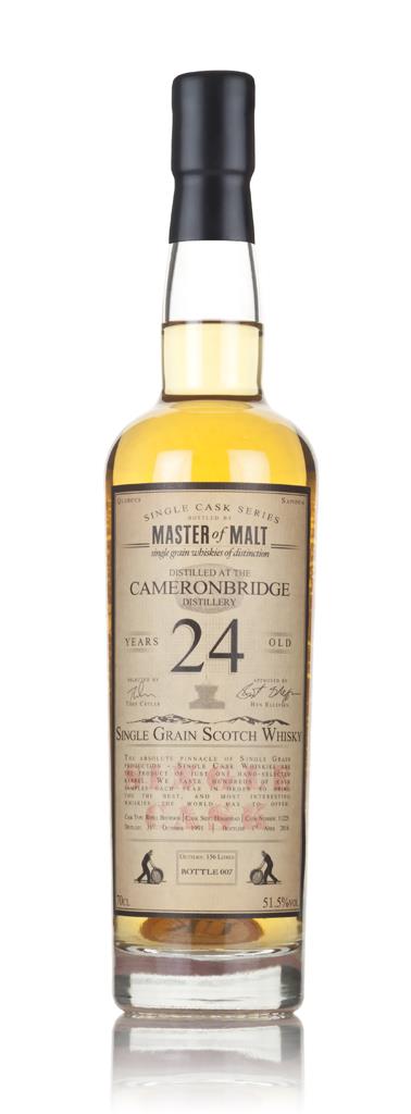 Cameronbridge 24 Year Old 1991 - Single Cask (Master of Malt) Grain Whisky