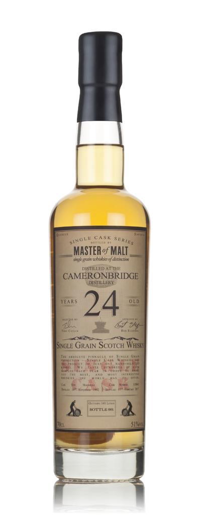 Cameronbridge 24 Year Old 1992 - Single Cask (Master of Malt) Grain Whisky