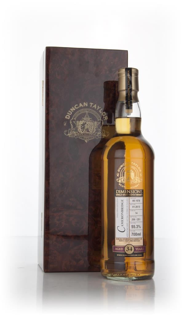 Cameronbridge 34 Year Old 1978 (cask 14) - Dimensions (Duncan Taylor) Grain Whisky