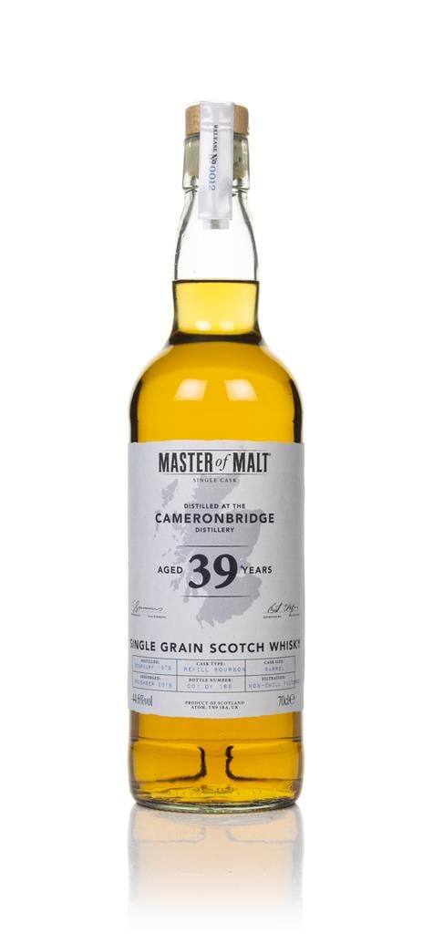 Cameronbridge 39 Year Old 1979 Single Cask (Master of Malt) Grain Whisky