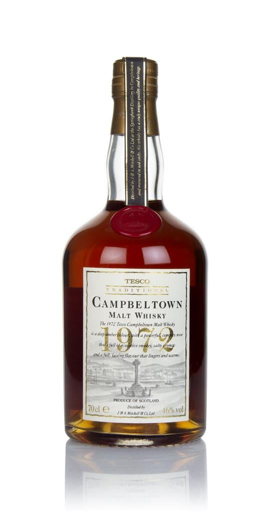 Campbeltown 1972 (Springbank) - Tesco Traditional - 1990s Single Malt Whisky