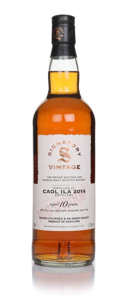 Caol Ila 10 Year Old 2014 - 100 Proof Edition #49 (Signatory) Single Malt Whisky