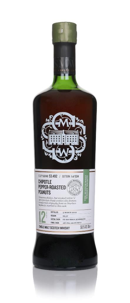 Caol Ila 12 Year Old 2012 (cask 53.492) - (The Scotch Malt Whisky Soci Single Malt Whisky