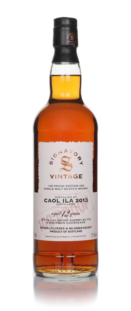 Caol Ila 12 Year Old 2013 - 100 Proof Edition #65 (Signatory) Single Malt Whisky