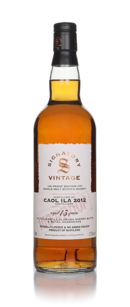 Caol Ila 13 Year Old 2012 - 100 Proof Edition #70 (Signatory) Single Malt Whisky