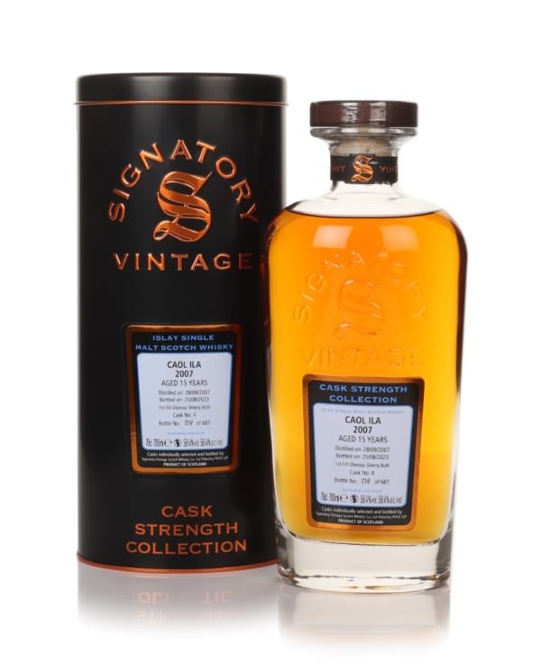 Caol Ila 15 Year Old 2007 (cask 4) - Cask Strength Collection (Signato Single Malt Whisky