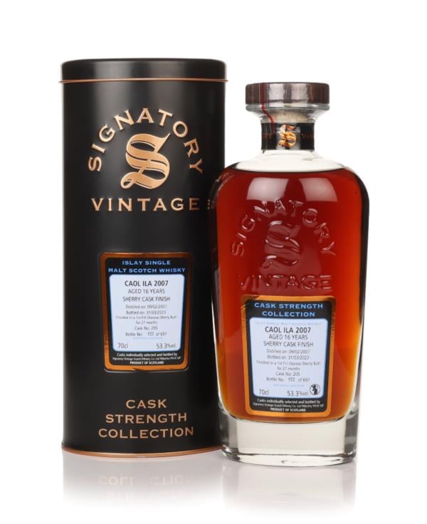 Caol Ila 16 Year Old 2007 (cask 205) - Cask Strength Collection (Signa Single Malt Whisky