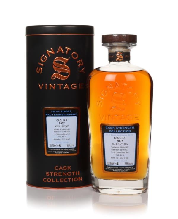 Caol Ila 16 Year Old 2007 (cask 5) - Cask Strength Collection (Signato Single Malt Whisky