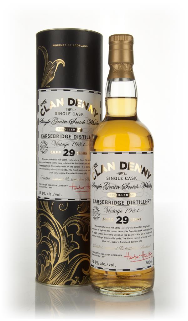 Carsebridge 29 Year Old 1981 - The Clan Denny (Douglas Laing) Grain Whisky