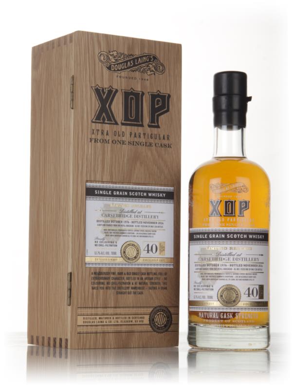 Carsebridge 40 Year Old 1976 (cask 11529) - Xtra Old Particular (Dougl Grain Whisky