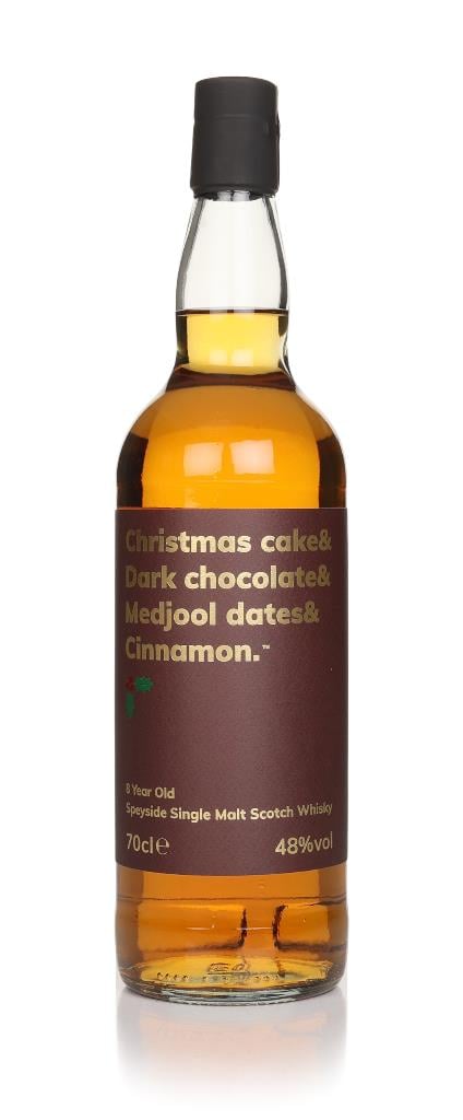 Christmas Cake Dark Chocolate Medjool Dates Cinnamon 8 Year Old Single Malt Whisky