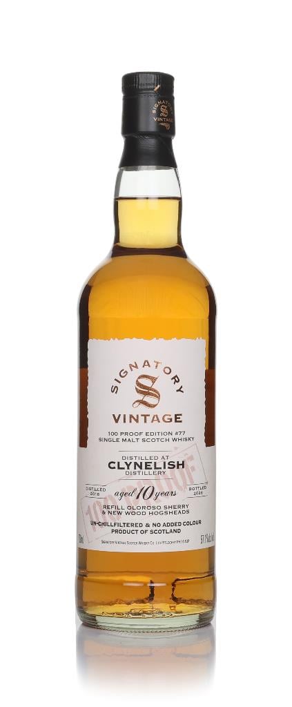 Clynelish 10 Year Old 2016 - 100 Proof Edition #77 (Signatory) Single Malt Whisky