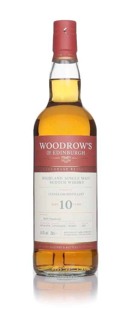 Clynelish 10 Year Old 2016 - Woodrow's of Edinburgh Single Malt Whisky