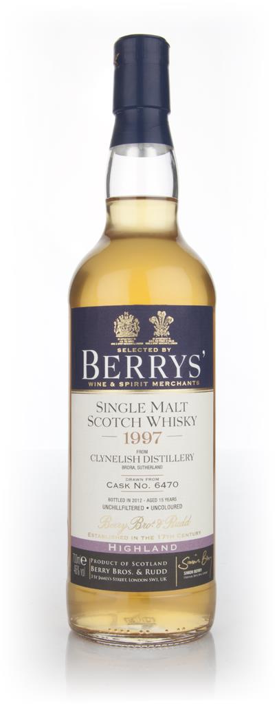 Clynelish 15 Year Old 1997 (cask 6470) (Berry Bros. & Rudd) Single Malt Whisky