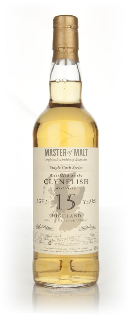 Clynelish 15 Year Old - Single Cask (Master of Malt) Single Malt Whisky