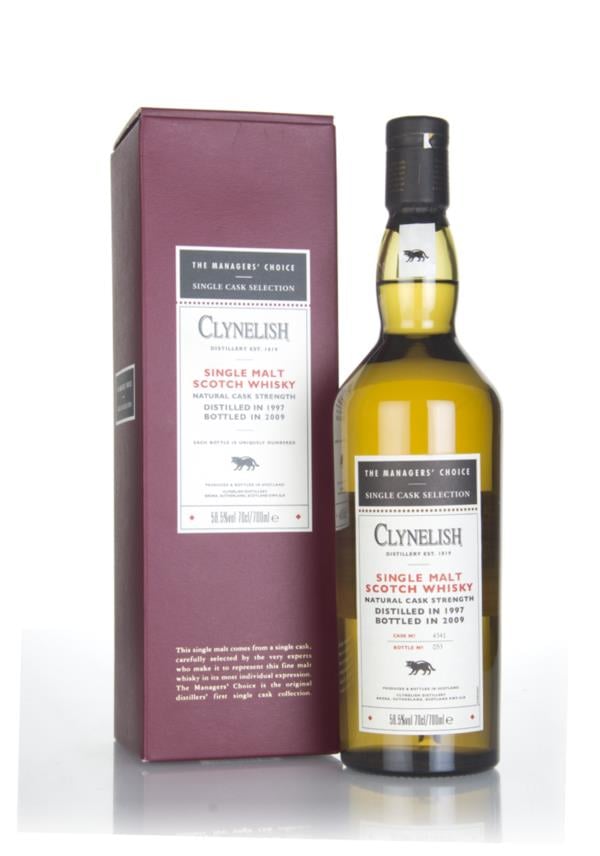 Clynelish 1997 - The Managers' Choice Single Malt Whisky