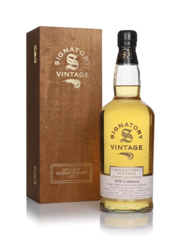 Coleburn 30 Year Old 1970 (cask 100) - Signatory Vintage Rare Reserve Single Malt Whisky