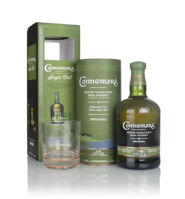 Connemara Peated Gift Pack with Glass Single Malt Whiskey