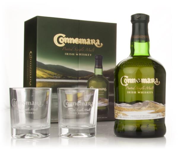 Connemara Peated Single Malt + 2 Glasses Single Malt Whiskey