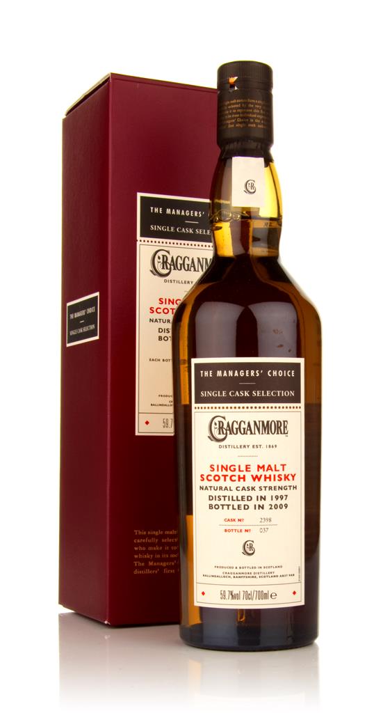 Cragganmore 1997 - Managers Choice Single Malt Whisky