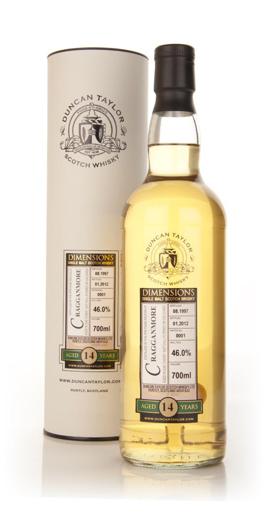 Cragganmore 14 Year Old 1997 Dimensions 1997 (Duncan Taylor) Single Malt Whisky