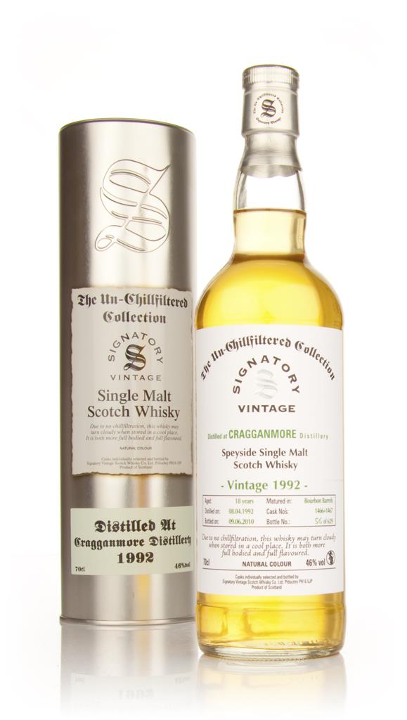 Cragganmore 18 Year Old 1992 - Un-Chillfiltered (Signatory) Single Malt Whisky