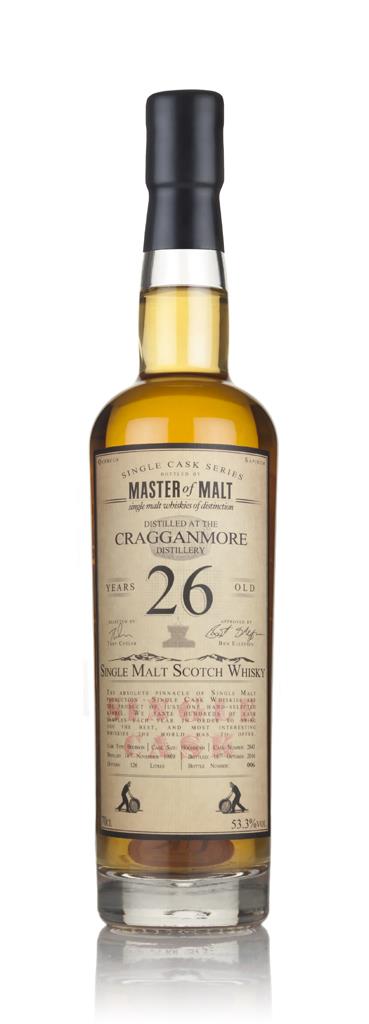 Cragganmore 26 Year Old 1989 - Single Cask (Master of Malt) Single Malt Whisky