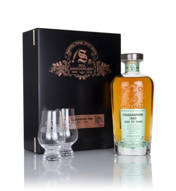 Cragganmore 33 Year Old 1985 (cask 1241) - 30th Anniversary Gift Box ( Single Malt Whisky