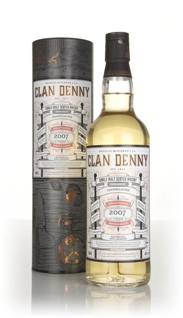 Craigellachie 10 Year Old 2007 (cask 12063) - Clan Denny (Douglas Lain Single Malt Whisky