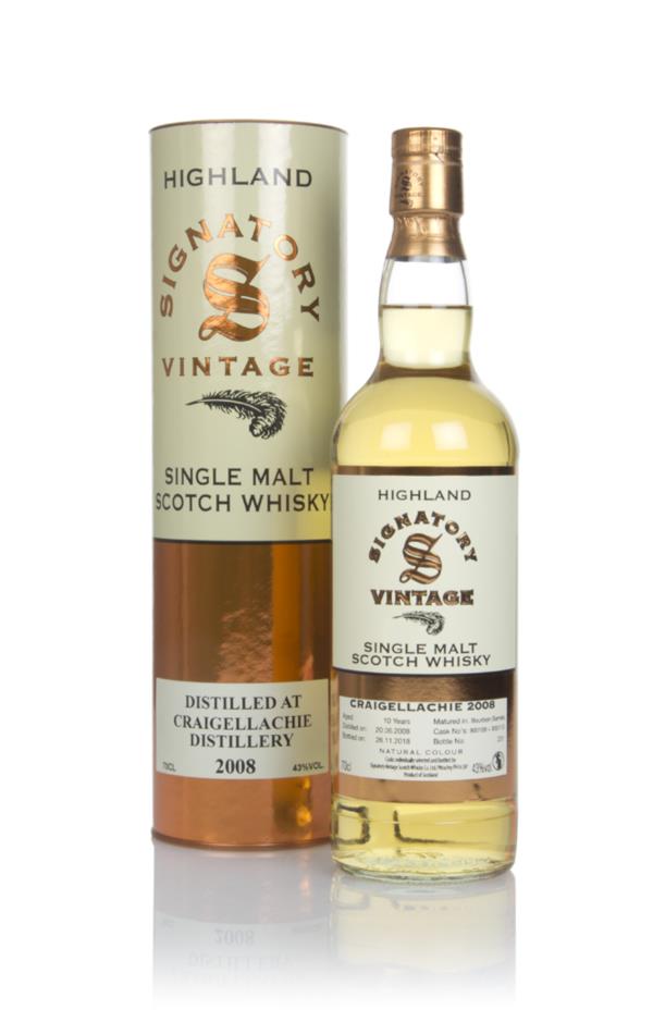 Craigellachie 10 Year Old 2008 (cask 800109 & 800110) - Signatory Single Malt Whisky