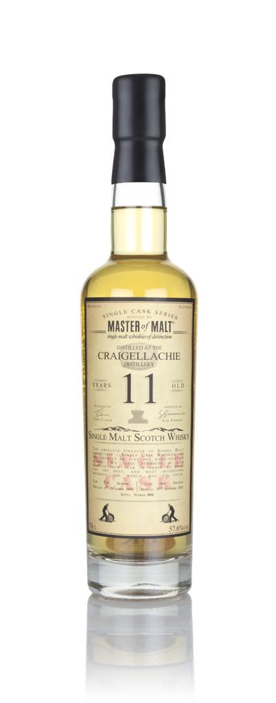 Craigellachie 11 Year Old 2006 - Single Cask (Master of Malt) (57.6%) Single Malt Whisky