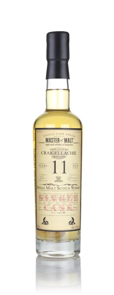 Craigellachie 11 Year Old 2006 - Single Cask (Master of Malt) (62.1%) Single Malt Whisky