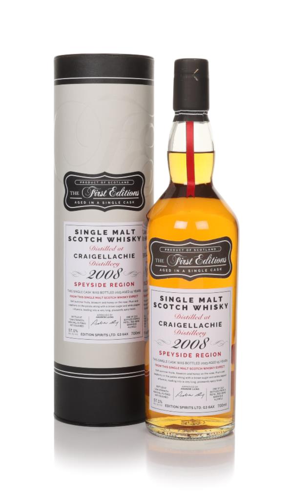 Craigellachie 15 Year Old 2008 (cask 20611) - The First Editions (Hunt Single Malt Whisky