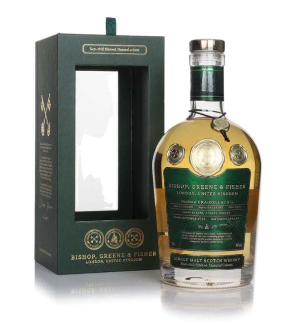 Craigellachie 15 Year Old - Bishop, Greene & Fisher Single Malt Whisky