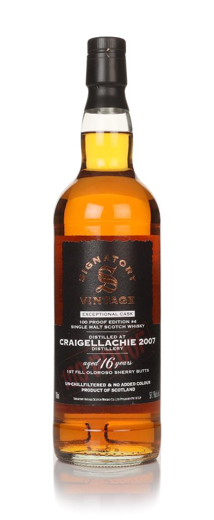 Craigellachie 16 Year Old 2007 Exceptional Cask - 100 Proof Edition #4 Single Malt Whisky